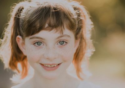 girl with amazing freckles